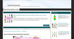 Desktop Screenshot of homemadenaturalremedies.com